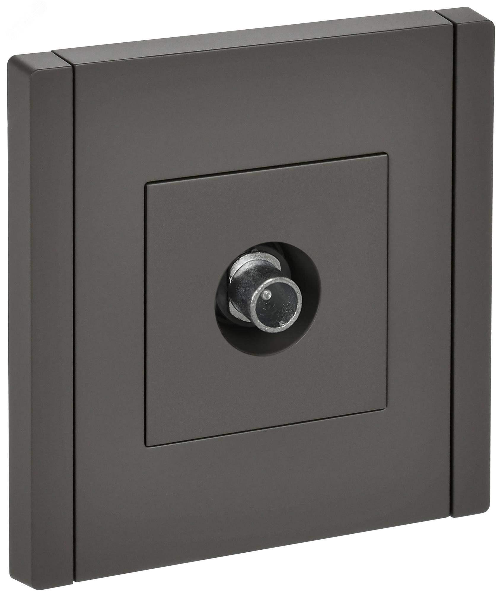 FORTE&PIANO Розетка TV проходная FP329 серый IEK FP-A10-P-K03