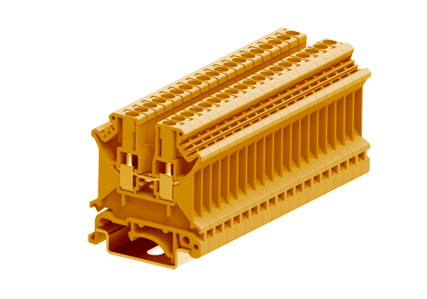 Проходная клемма 303992 - Проходная клемма, SUK2.5, тип фиксации провода: винтовой, номинальное сечение: 2,5 мм кв., 24A, 800V, ширина: 5,1 мм, цвет: синий, тип монтажа: DIN 35