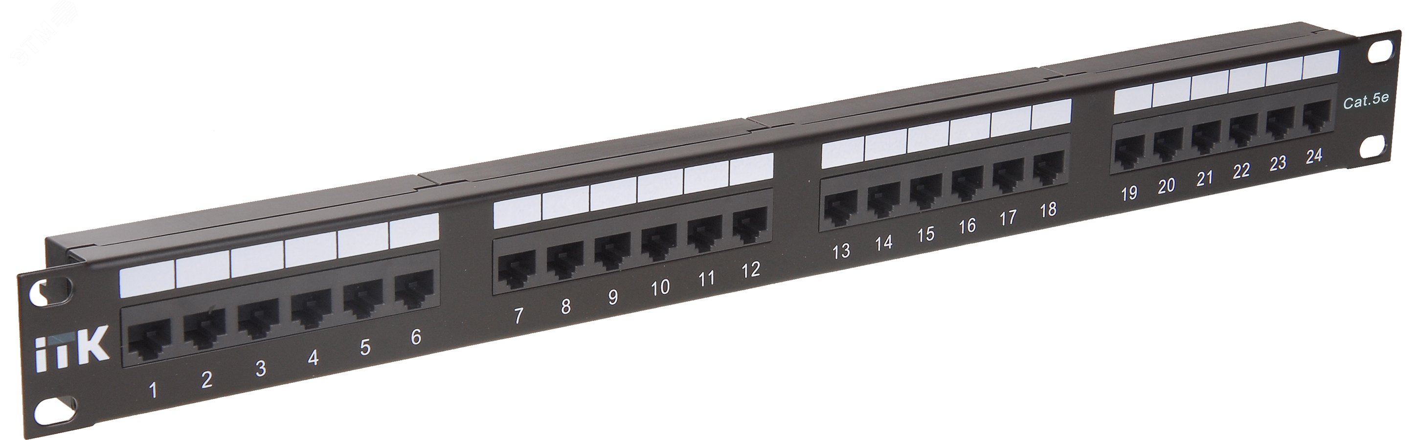 Патч-панель 1 юнит категория 5Е UTP 24 порта (Dual) PP24-1UC5EU-D05