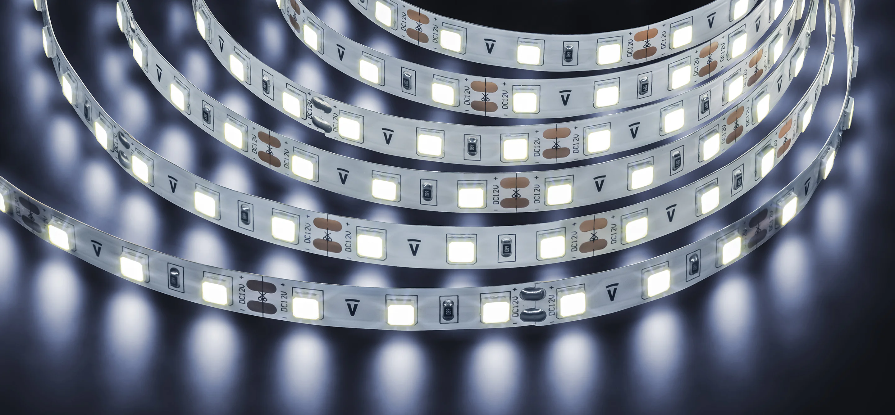 Лента светодиодная 14.4Вт/м 12В 6000К IP20 60LED/м NLS-5050 5м
