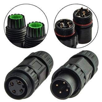 SZC-260 4PIN (IP68) - Разъём герметичный SZC-260 4pin (IP68), 4 контакта