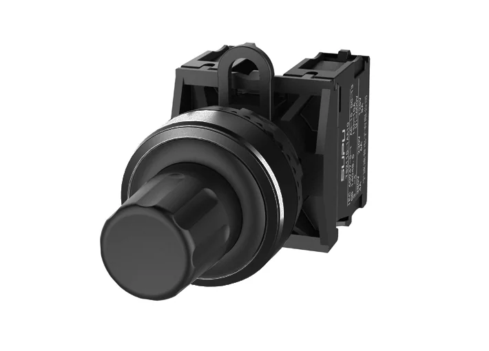 Кнопка "СТОП" (черная) TS2510-0QL60-S20 - Нажимная кнопка "СТОП", с блокировкой, без подсветки, пластиковое переднее кольцо, с мгновенным нажатием, с контактной группой 2NO, диаметр головки кнопки 29,5 мм, диаметр посадочного отверстия: 22 мм, цвет: черны