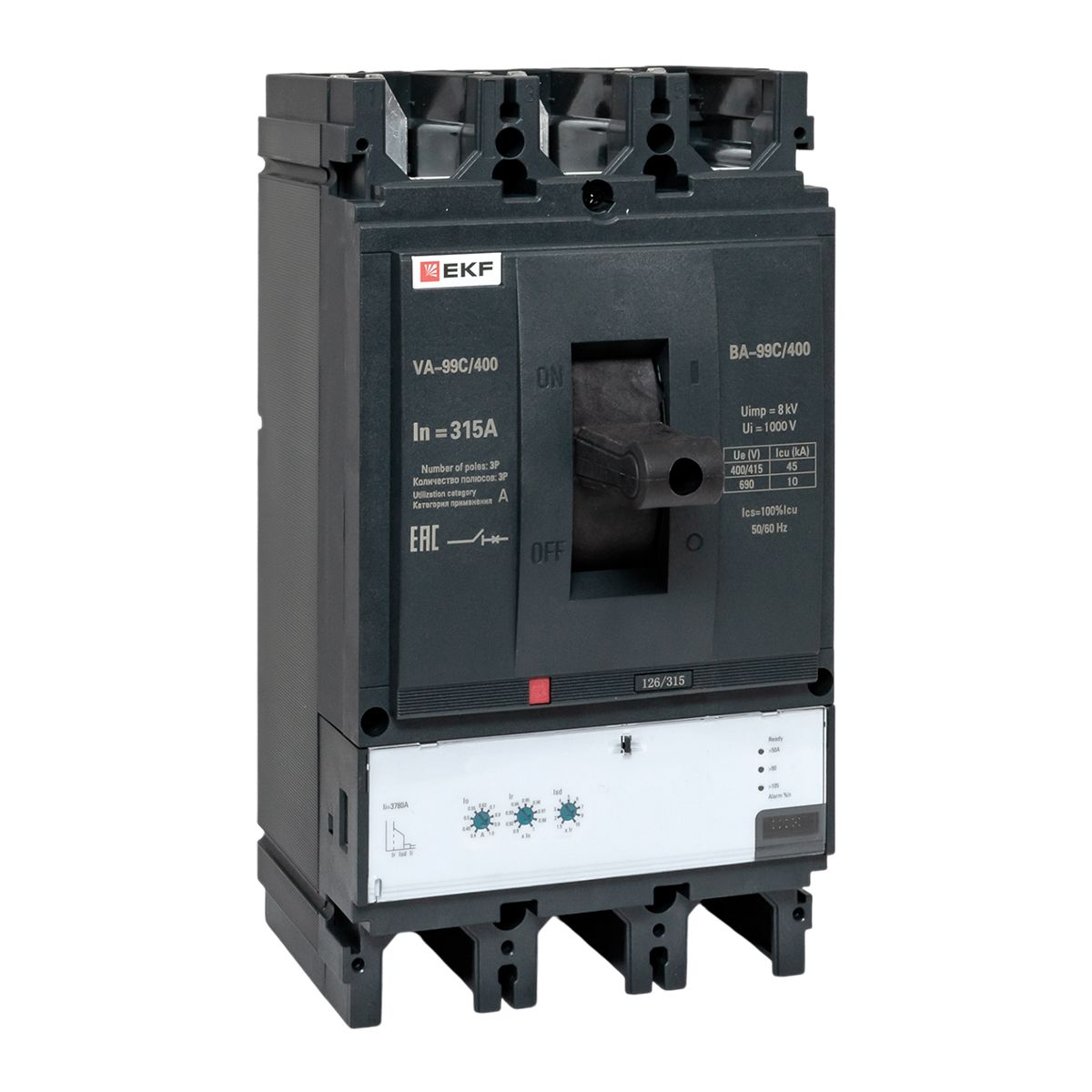 Выключатель автоматический ВА-99C (Compact NS) 400/315А 3P 45кА EKF PROxima(кр.1шт)