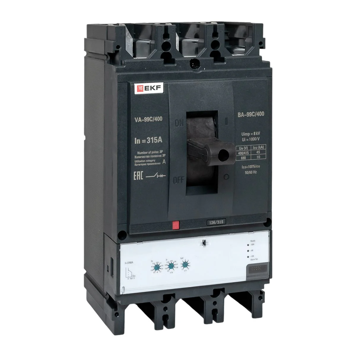 Выключатель автоматический ВА-99C (Compact NS) 400/315А 3P 45кА EKF PROxima(кр.1шт)