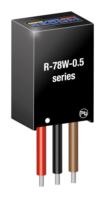 R-78W5.0-0.5 - Преобразователь DC/DC на печатную плату вход 24В выход 5В 0.5A 3-Pin коробка