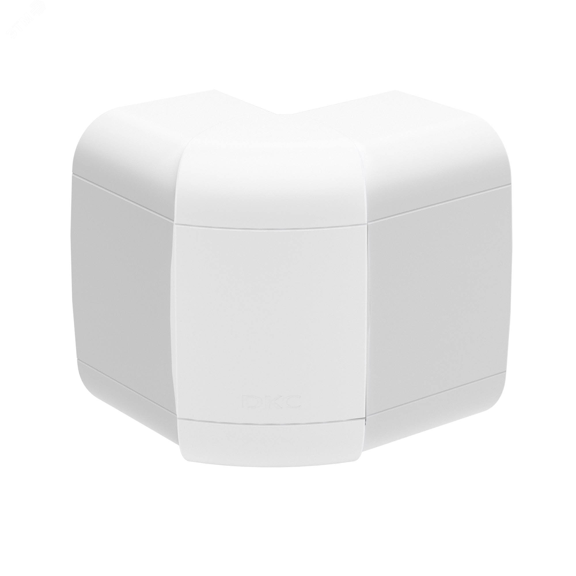 Угол для кабель-канала внешний изменяемый 80-120град. 90х50 с разделит. 09552