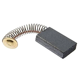 BRUSH 5X12.5X20 SPRING - Щетка графитовая для электродвигателя, медный провод на пружине, контакт латунь