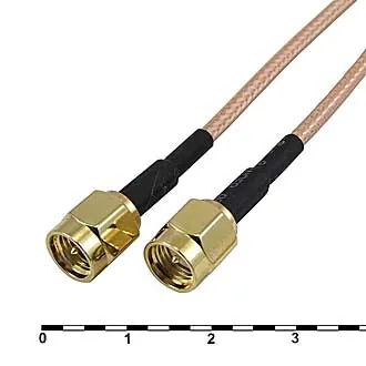 SMA-P/SMA-P-RG316-30CM - Разъем высокочастотный, кабельная сборка SMA штекер - SMA штекер, длина 30 см