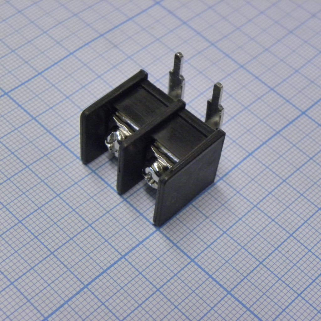 DG65R-B-02P-13-00A(H) - Барьерный клеммный блок 2 контакта. Серия DG65R-B