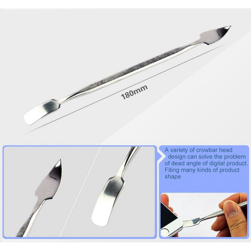 Набор инструментов JM-OP07 - Для открывания корпусов гаджетов. Двухсторонние лопаточки выполнены из качественной, гибкой, немагнитной стали.