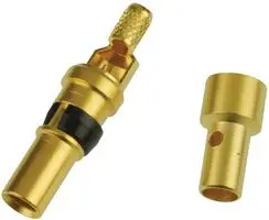 09030006260 - Коаксиальный контакт, прямой, рабочий ток: ≤1.4 A, гнездовой контакт, для вилки, медный сплав, полное сопротивление: 50 Ω