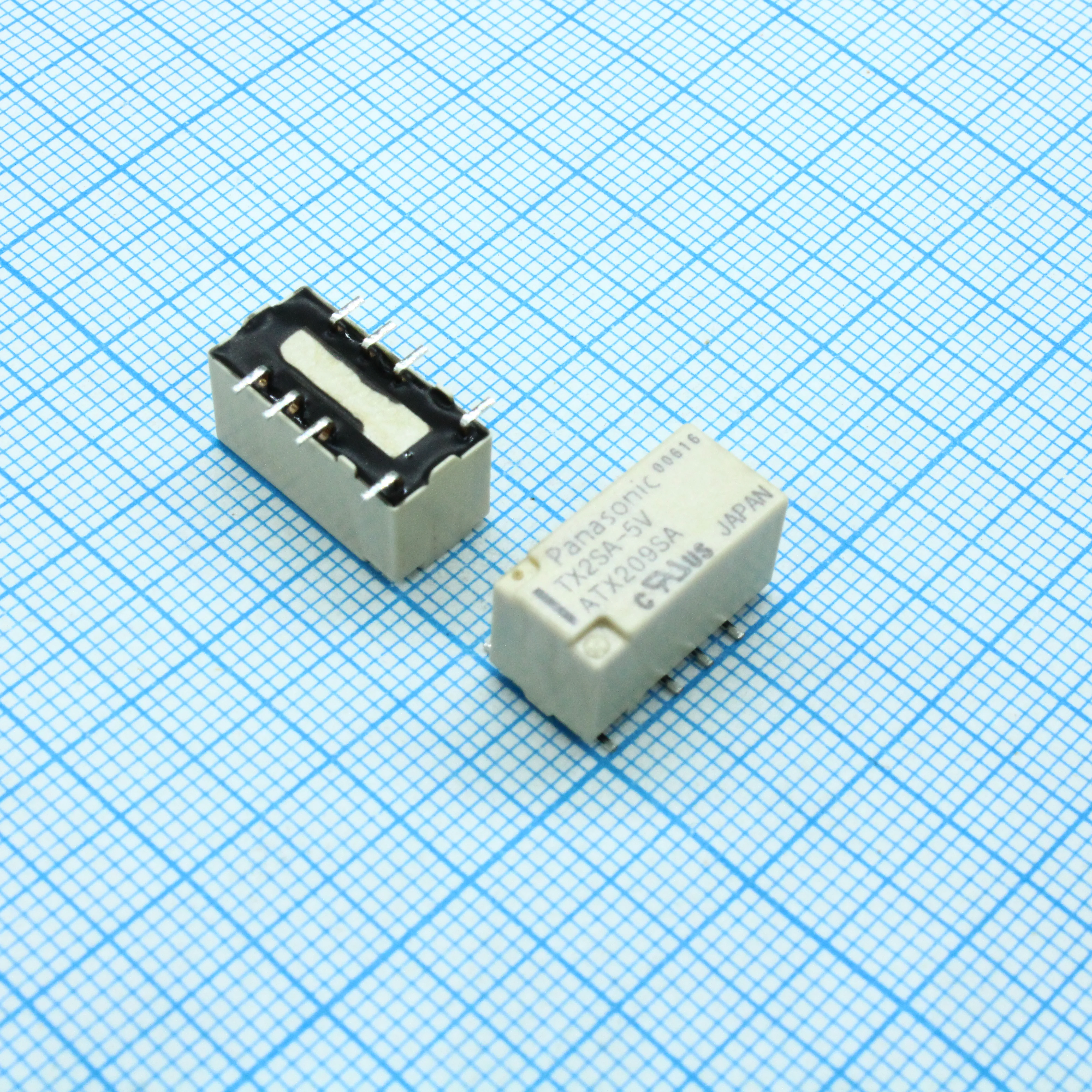 TX2-SA-5V - Реле сигнальное две группы на переключение моностабильное для поверхностного монтажа