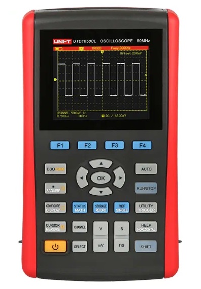 UTD1050DL - Осциллограф цифровой портативный, 2 канала x 50МГц