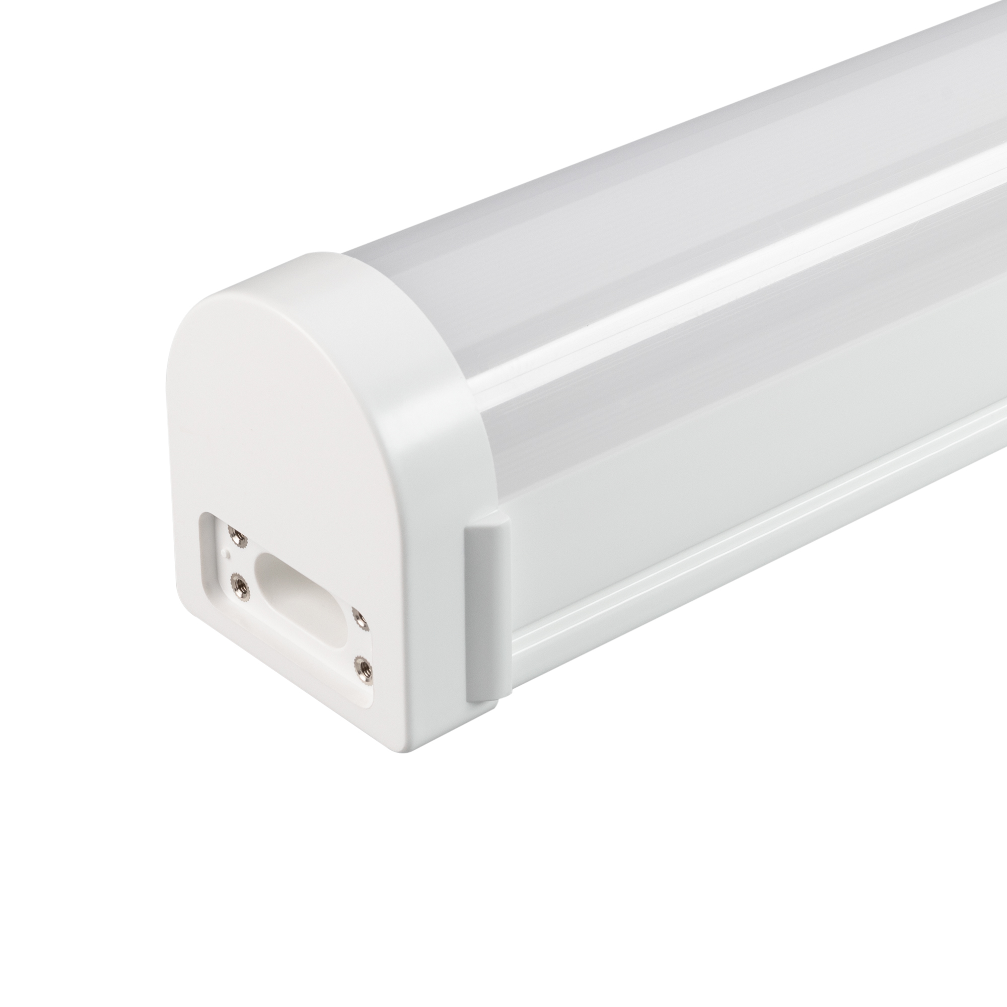 Светильник ALT-LARGO-600-15W Day4000 (WH, 120 deg, 230V) 030989 - Накладной светильник 15 Вт. Цвет БЕЛЫЙ ДНЕВНОЙ 4000K, св.поток 2100лм, CRI(Ra)>80, угол свечения 120°. Корпус прямоугольный, белый пластик, влагозащищенный IP65. Размер LxWxH 600x68x68мм. П