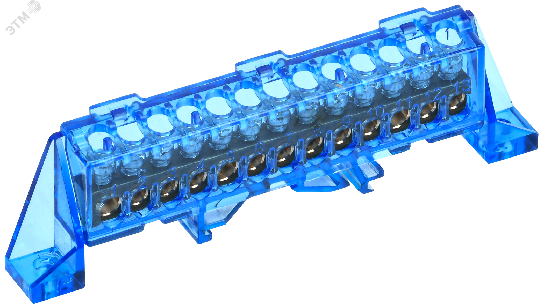 TEKFOR Шина N ноль в комбинированном DIN-изоляторе Стойка 6х9-13-С IEK TF-NN10-13-DP-K07
