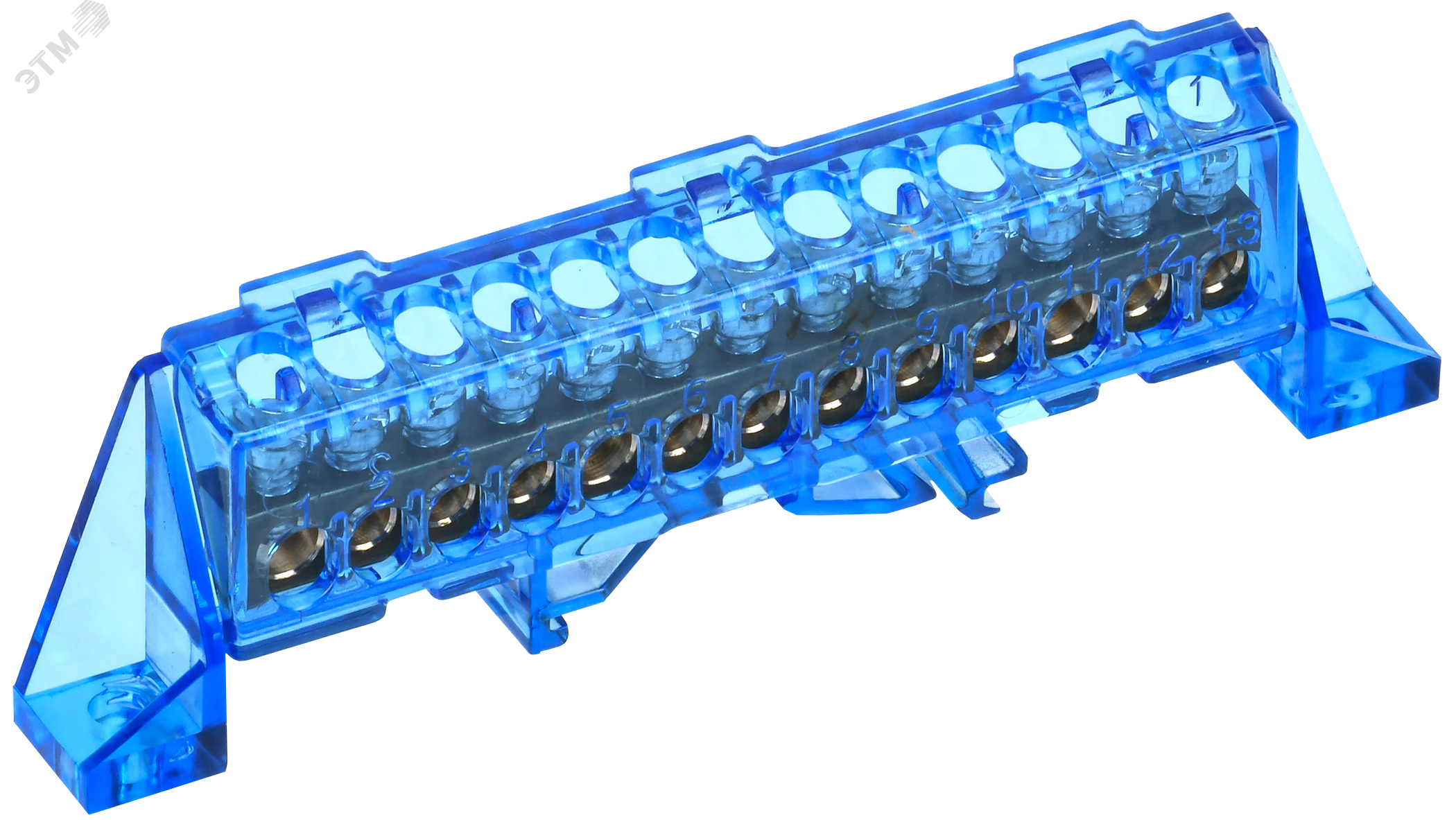 TEKFOR Шина N ноль в комбинированном DIN-изоляторе Стойка 6х9-13-С IEK TF-NN10-13-DP-K07