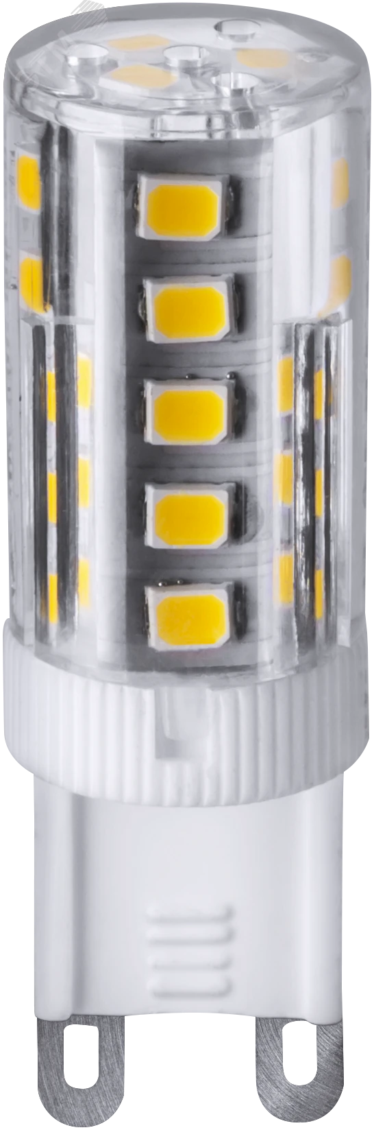 Лампа светодиодная LED 3вт 230в G9 тепло-белый капсульная 19949