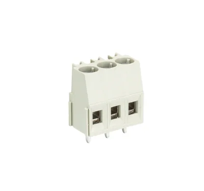 Клемма Wiecon 8191 / 3 Z OB - Клемма на печатную плату, подвод кабеля сбоку, 3 полюса, шаг: 5 мм, винтовая фиксация провода, без маркировки, 300V, 16А, цвет: серый, серия 8191