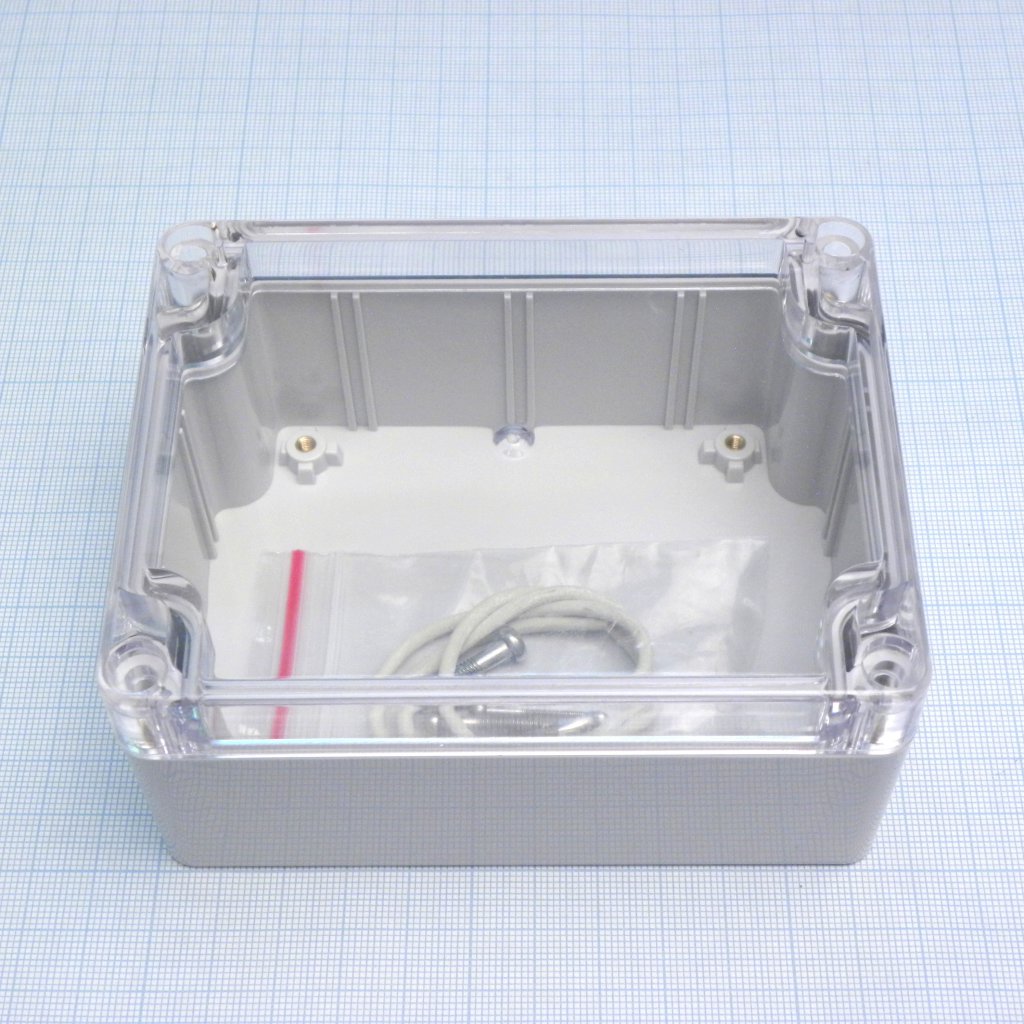 G212C - Герметичный корпус из поликарбоната, IP65, светло-серый