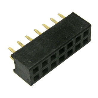 PBD2-12 (PBD2-2X6) 2.00 MM - Гнездо для плат 2.00 мм PBD2-12 (PBD2-2x6) 2.00 мм, 12 контактов