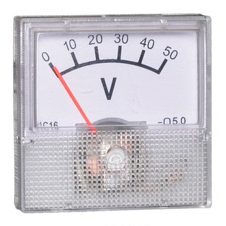 Вольтметр   50В   (40Х40) - Измерительная головка DCV 50V, класс точности 5