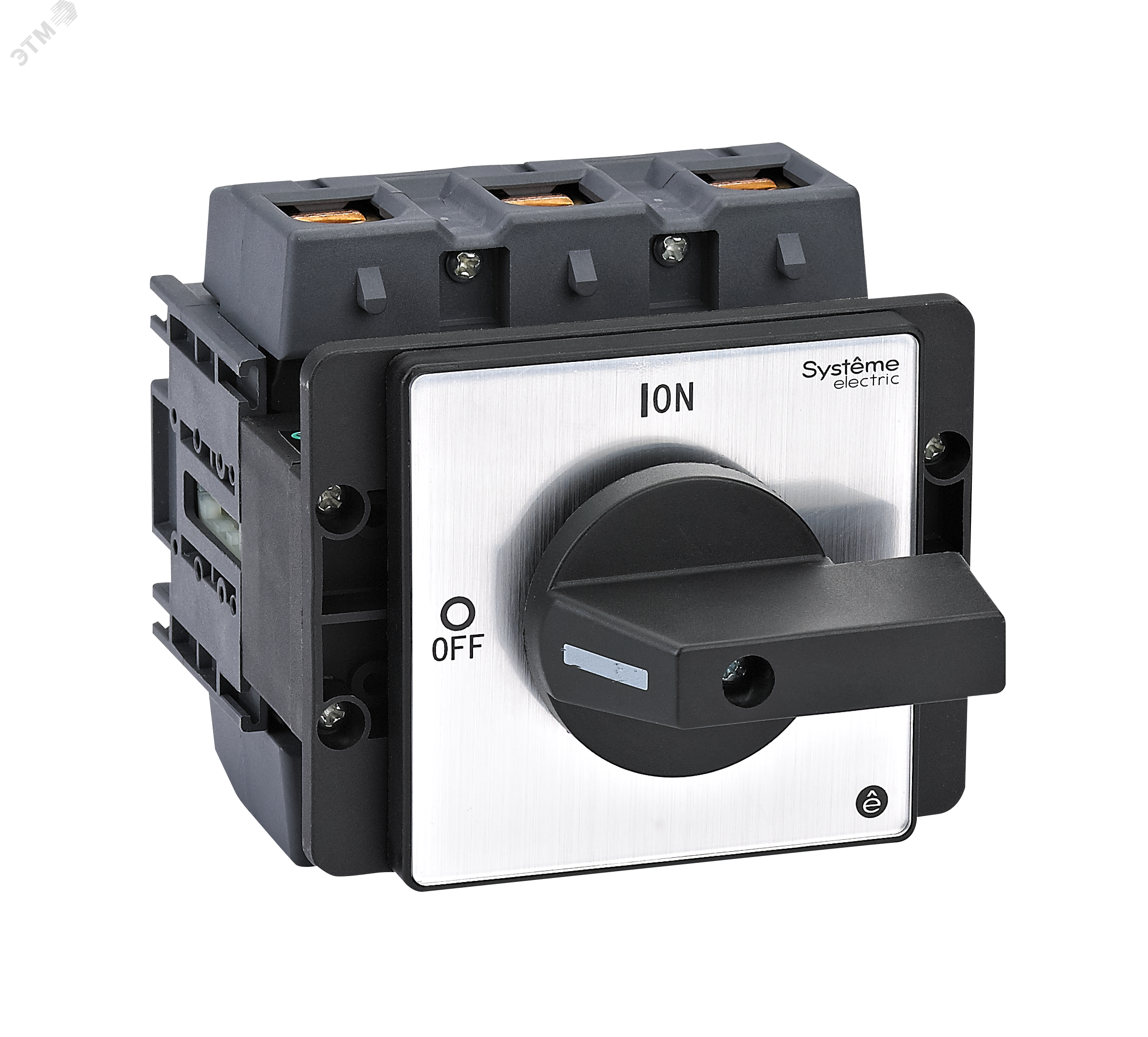 ВЫКЛЮЧАТЕЛЬ-РАЗЪЕДИНИТЕЛЬ 3P 175A С Ч-РНОЙ РУКОЯТКОЙ НА ДВЕРЦУ 4 ВИНТАМИ MSD175320B