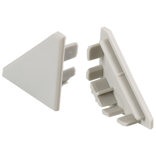 Заглушка KLUS-P45 Flat 020902 - Заглушка пластиковая для профиля KLUS-P45 под плоский экран KLUS-P45-Flat