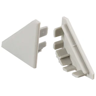 Заглушка KLUS-P45 Flat 020902 - Заглушка пластиковая для профиля KLUS-P45 под плоский экран KLUS-P45-Flat