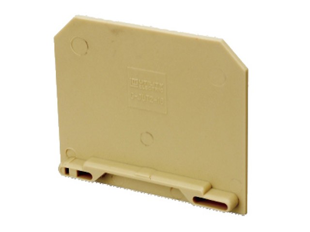 Торцевая крышка G-JUT2-16 - Торцевая крышка для клемм JUT2-16, цвет: бежевый