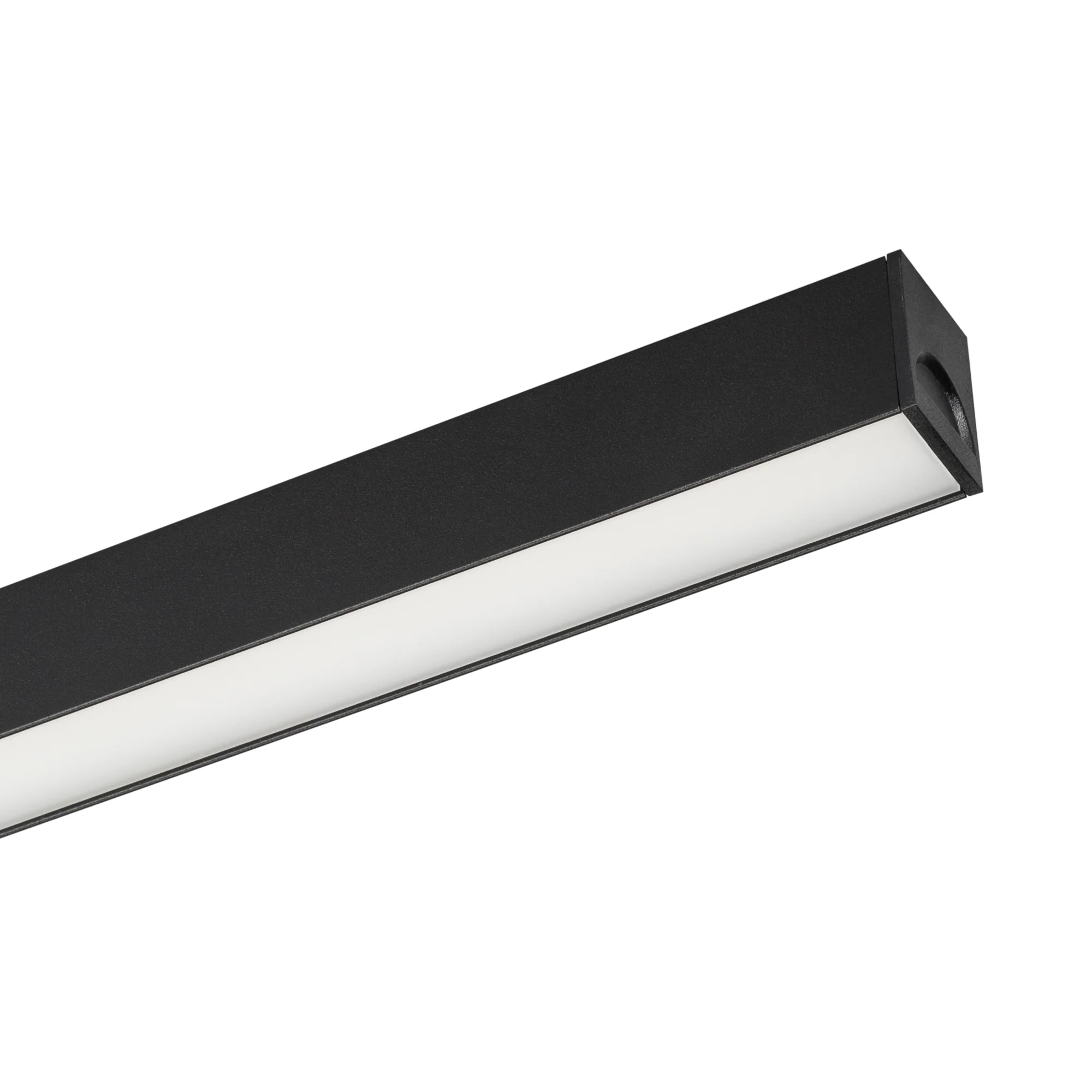 Светильник MAG-FLAT-25-L800-24W Warm3000 (BK, 100 deg, 24V) 034213 - Светильник для магнитных треков шириной 25 мм, 24 Вт. Цвет свечения теплый 3000K, световой поток 1400 лм, угол 100°, CRI>90. Корпус прямоугольный, металл, цвет черный, IP20. Размеры LxWx