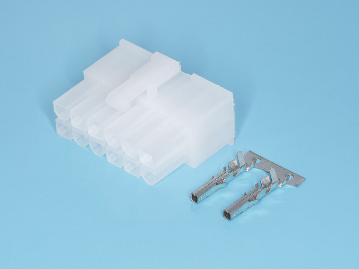 MF-12F - Разъем питания Mini-Fit 12 контактов, гнездо на кабель, шаг 4,2мм