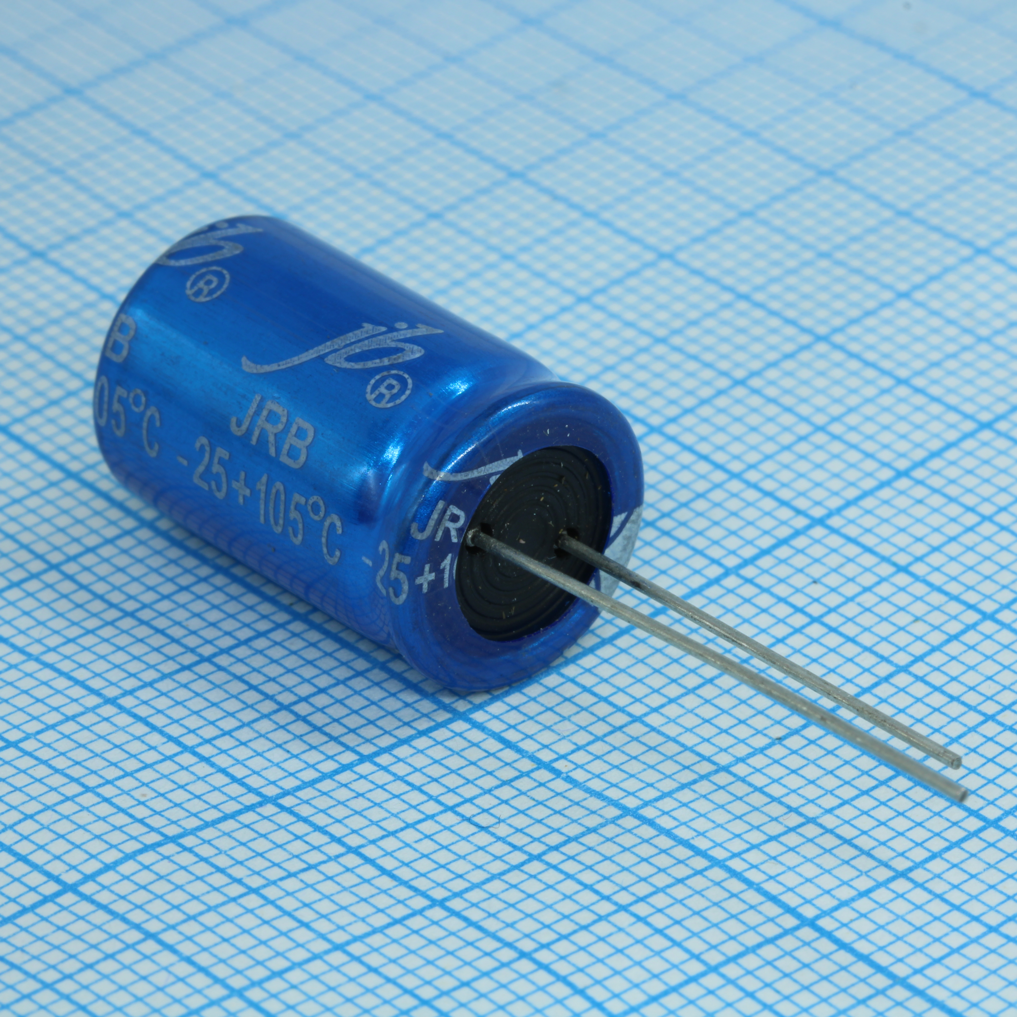 JRB2G330M05001300200000B - Конденсатор электролитический алюминиевый 33мкФ 400В ±20% (13х20)мм радиальный, шаг 5мм 270мА 2000час 105°C россыпь