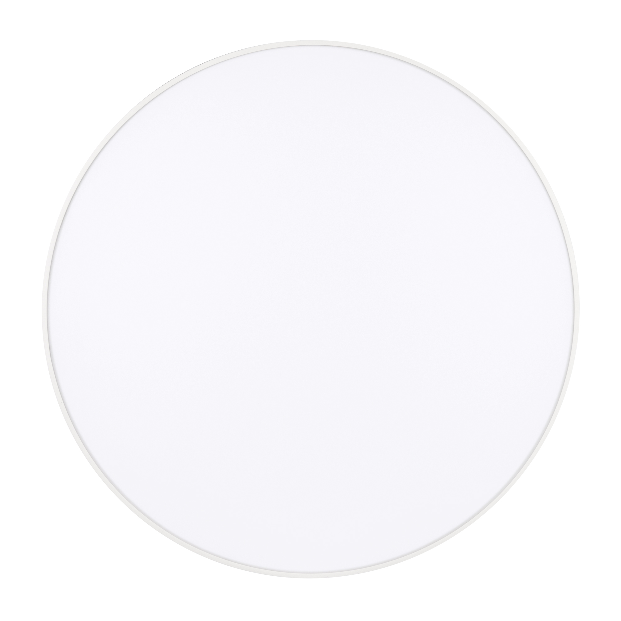 Светильник SP-RONDO-R500-50W Warm3000 (WH, 120 deg, 230V) 034818 - Накладной светильник. Мощность 50 Вт, св. поток 4000 лм, 80 лм/Вт, теплый 3000 K, CRI>90, угол 120°, напряжение питания 230 В. Белый круглый корпус из алюминия, экран PC, степень защиты IP