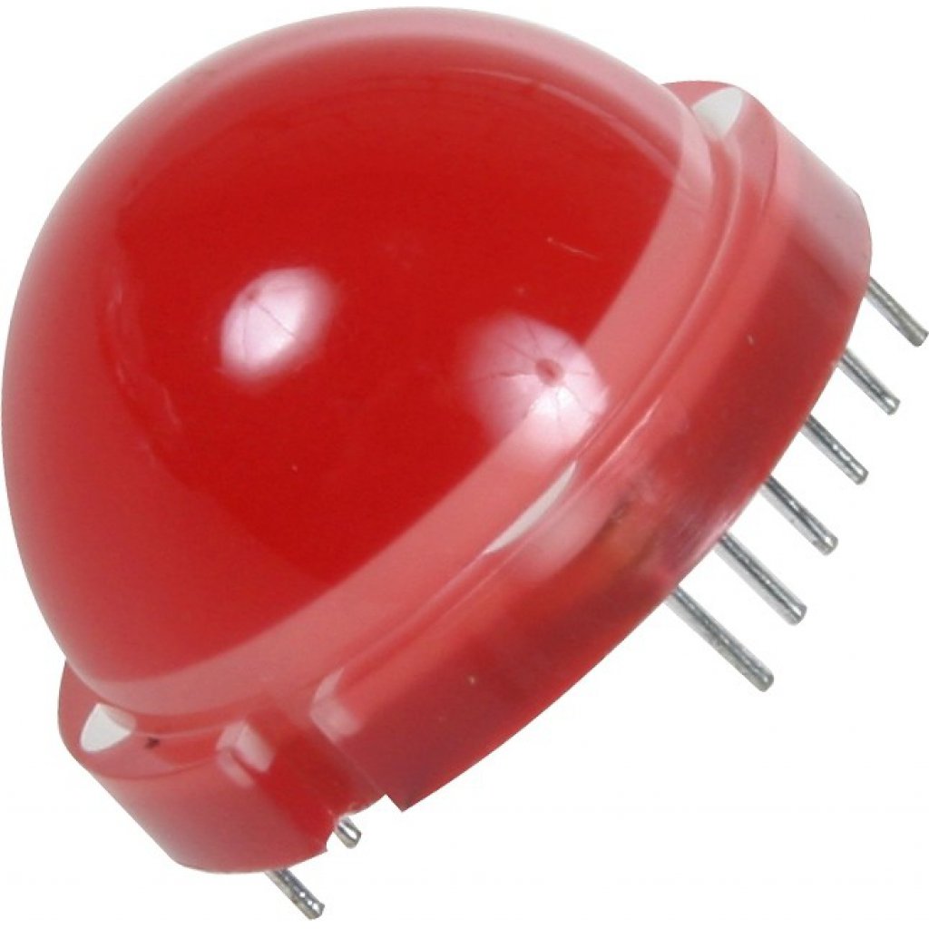 DLA/6SRD - Светодиод 20мм/красный/640нм/200-380мкд/20мА/1.85в