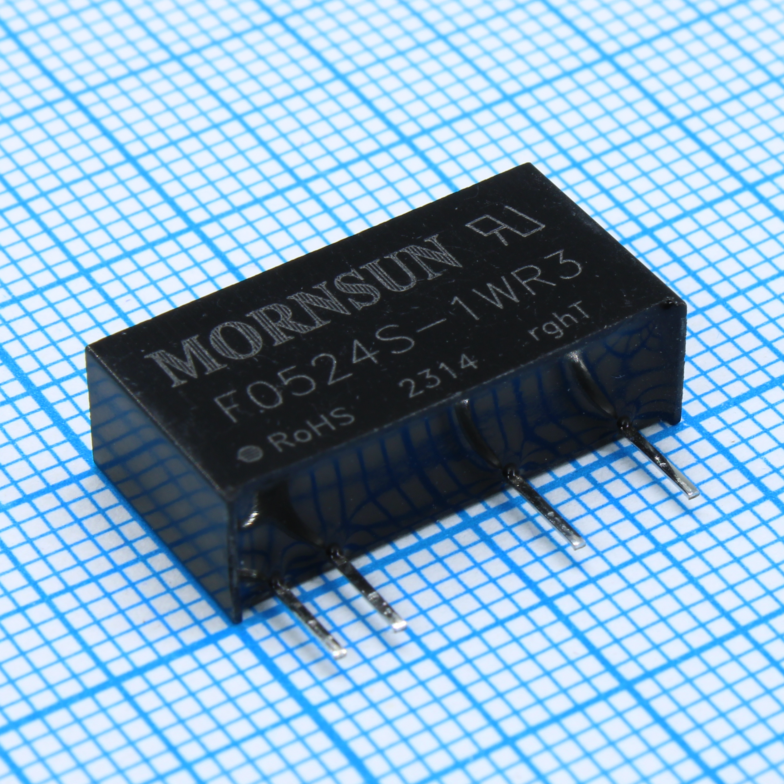 F0524S-1WR3 - Преобразователь DC/DC мощность, Вт: 1 вход 5В выход 24В изоляция: 3000В