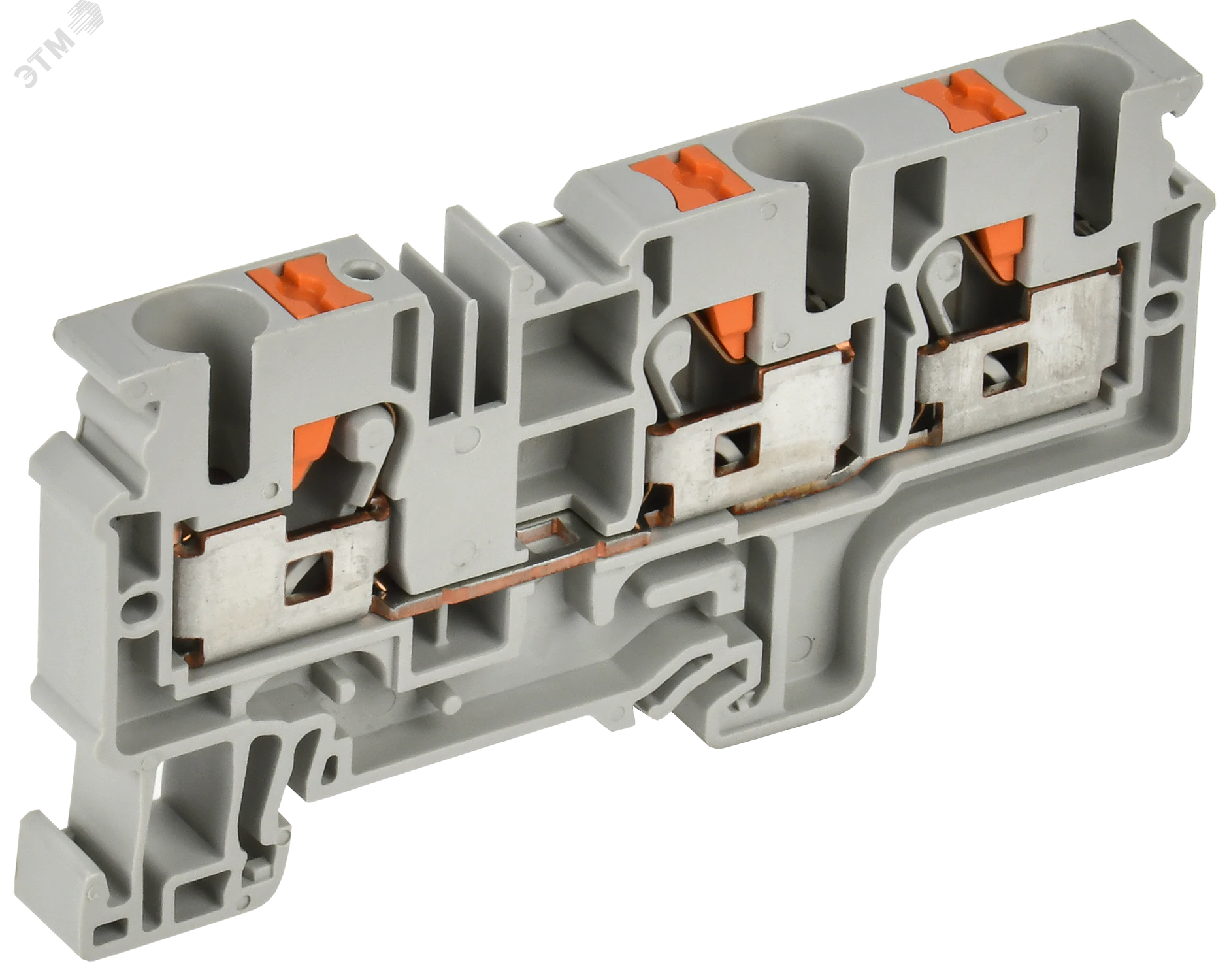 Колодка клеммная CP-MC 3 вывода 10мм2 серая YCT22-00-3-K03-010