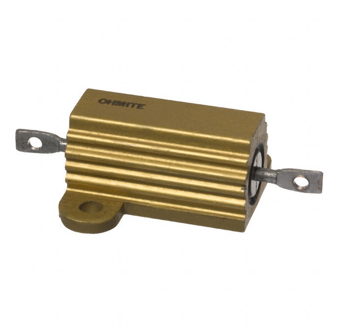 HS50 33R J - Резистор проволочный, с радиатором, винтами, 33Ом, 50Вт, ±5%