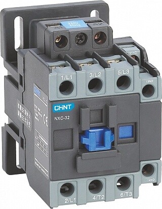 Контактор NXC-32 32А кат. 220В AC 1НО+1НЗ AC-3 CHINT 836852
