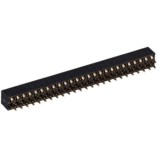 DS1026-05-2X25S8BV - Гнездо на плату 2x25 конт., шаг 2.00мм, высота 4.3мм, позолоч.