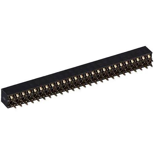 DS1026-05-2X25S8BV - Гнездо на плату 2x25 конт., шаг 2.00мм, высота 4.3мм, позолоч.