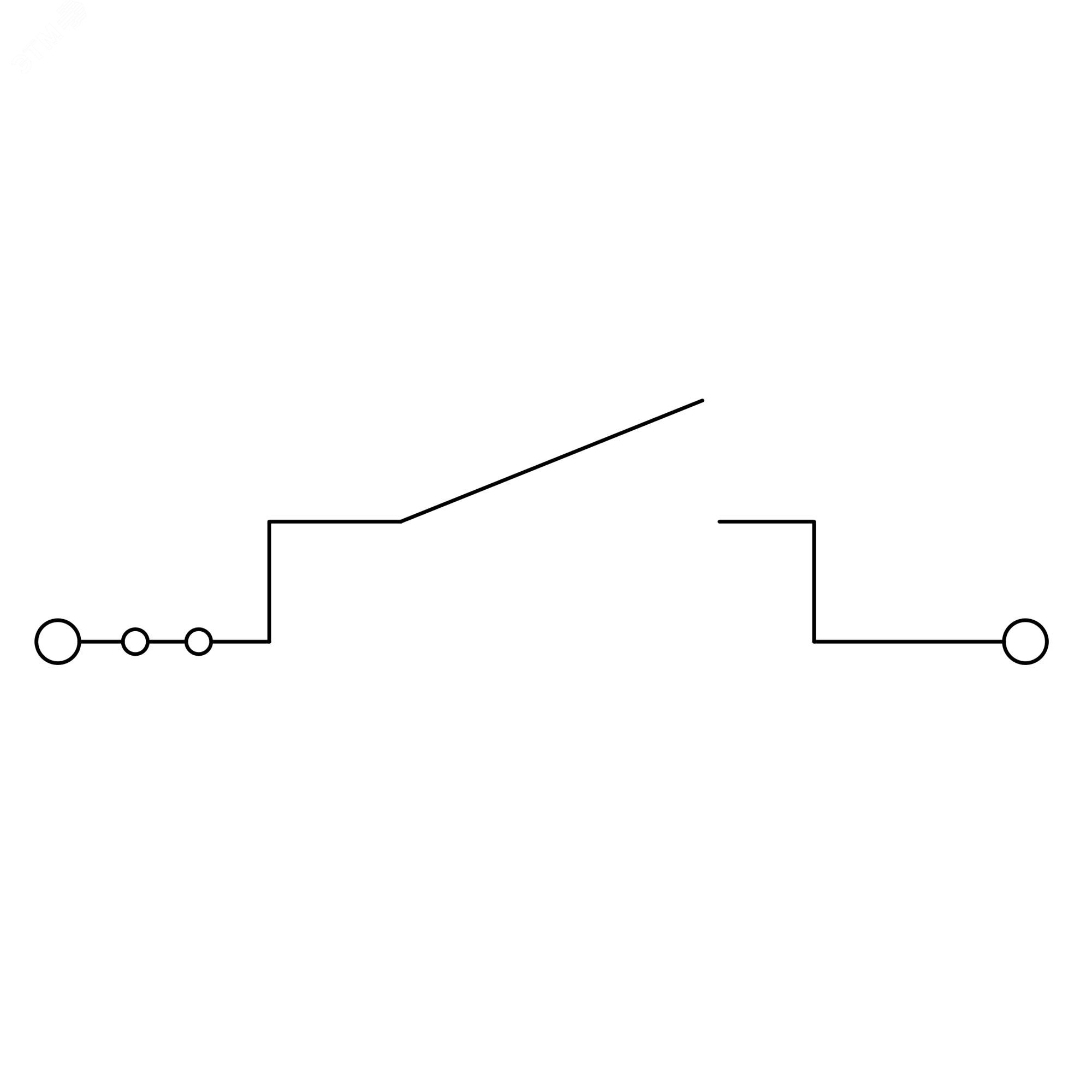 Клемма расцепительная, зажим push-in, 2 точки подключения, 4 кв.мм, серая IPR-4-MT