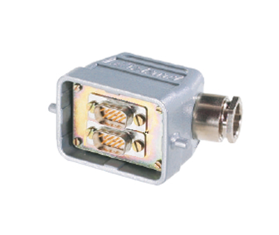 Крышка разъема Z7.415.1135.0 - Вилочный разъем REVOS D-SUB, 2х15 контактов, Size 6, контактная вставка крышка разъема с кабельным вводом М20х1,5, 40 V, 5 А