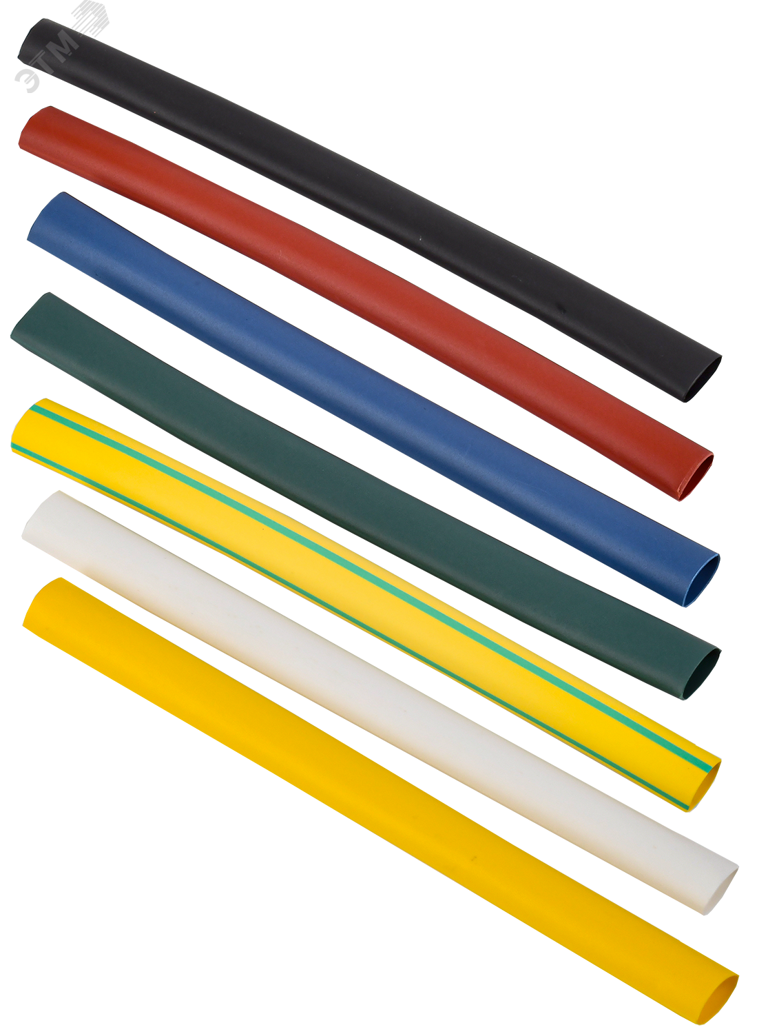 Набор трубок термоусадочных нг-LS 6/3 100мм 7 цветов по 3шт UDR10-006-003-021-S