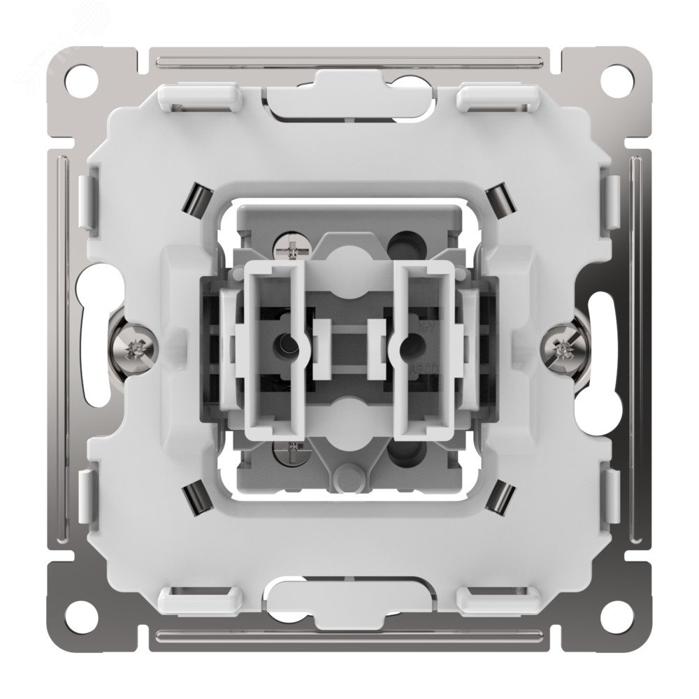 Переключатель 2-кл. ArtGallery (сх. 6/2) 10AX механизм алюм. SE GAL000365