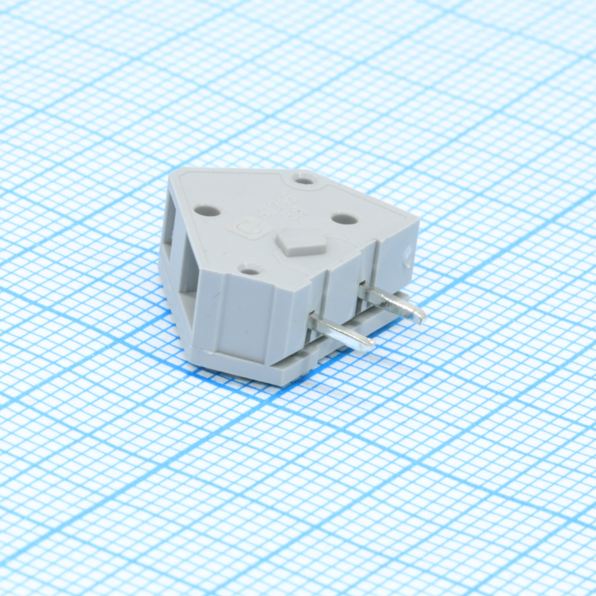 GT245-5.0-01P-11-00 - Нажимной безвинтовой клеммный блок 1 контакт. Зажим типа зажимная клеть. Серия GT245-5.0