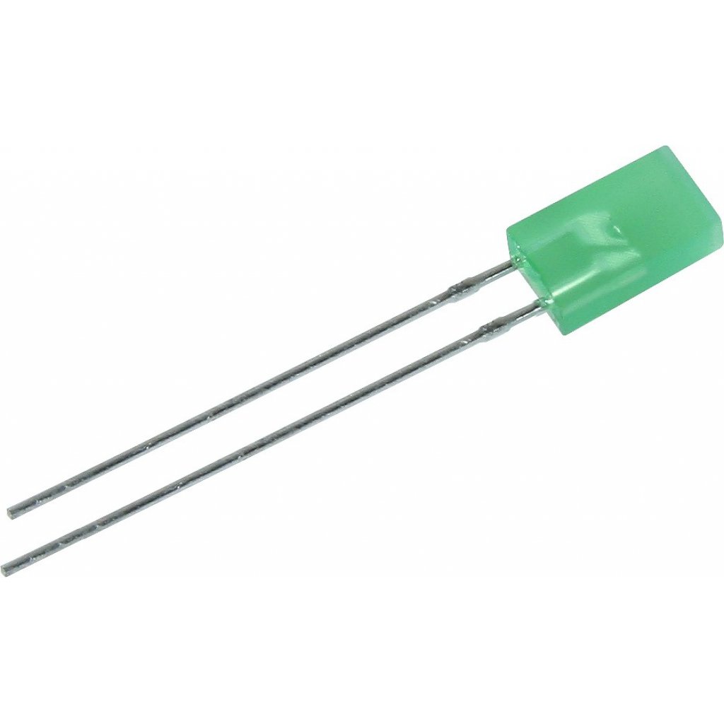 L-513GDT - Светодиод 2,5х5мм/зеленый/568нм/2-3мкд/110°
