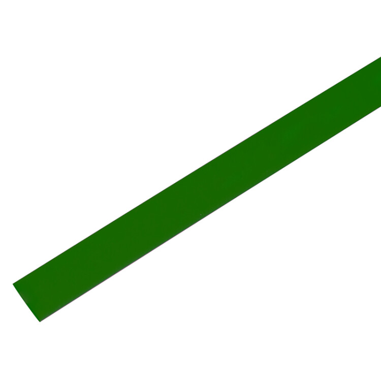 Трубка термоусаживаемая ТУТ 6,0/3,0мм, зеленая, 1м, 55-0603