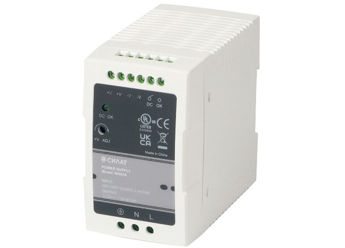 Источник питания 24 V DC/4 A, 902510 - Источник питания, однофазный, 24VDC / 4A, 96W, диапазон входн. напр.: 90 - 264VAC / 127 - 370VDC; габариты (мм): 100х92х55, монтаж: на DIN рейку