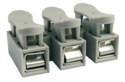 Нажимные клеммы UJ5-2.5/3TP - Нажимные клеммы, 3*2 точек подключения в клемме, тип фиксации провода: пружинный, номинальное сечение: 2,5 мм кв., 24A, 380V, ширина: 21,9 мм, цвет: серый тип монтажа: DIN 35