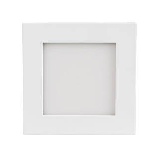Светильник DL-93x93M-5W Day White 020122 - Тонкая панель 5Вт, белый квадратный корпус. Цвет ДНЕВНОЙ БЕЛЫЙ 4000K, св.поток 375-400лм, CRI(Ra)>80, угол 120°. Размер 93x93мм, высота корпуса 13мм, установка в отверстие 80x80мм. Питание AC 180-240V, 5Вт, драйв